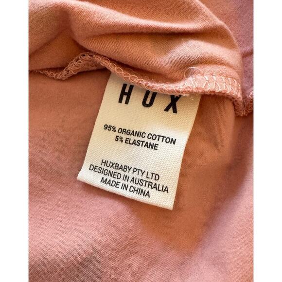 NWT Huxbaby Kids Pink Rainbow Hearts Swirl Swing Dress Girls Size 8 - Picture 3 of 4